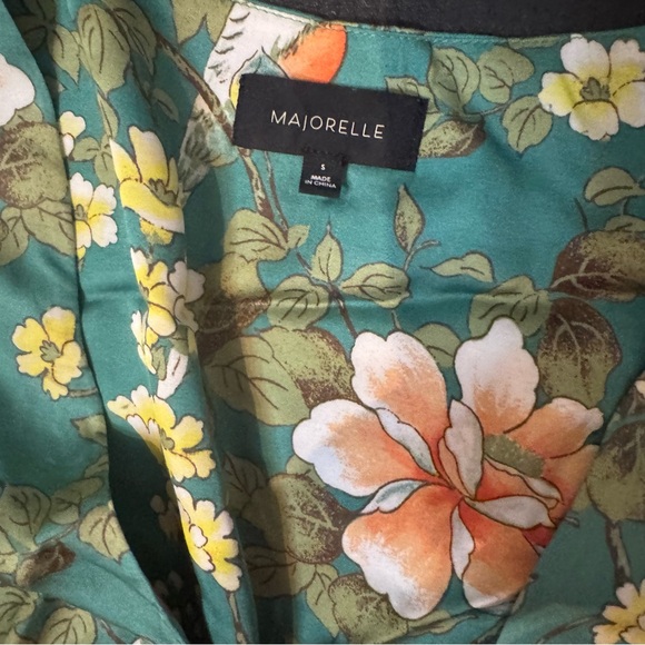 Majorelle Floral Tiered Minidress - Size Small - Picture 2 of 4